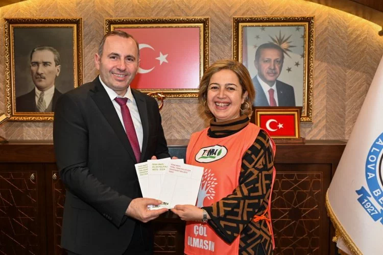 Başkan Mustafa Tutuk’a TEMA’dan Eko Siyaset Belgesi