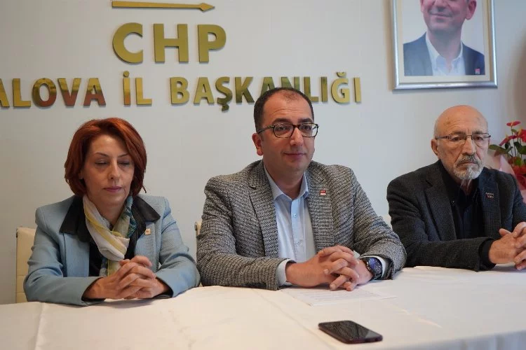 CHP Yalova İl Başkanı Erdem Doğancı’dan Bakan Tekin’e tepki gösterdi