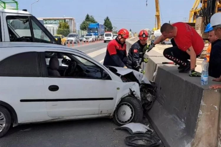 Çiftlikköy’de trafik kazası: 1 yaralı