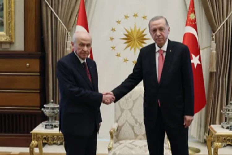 Cumhurbaşkanı Erdoğan MHP Lideri Bahçeli ile görüştü! Ankara'da mini zirve gerçekleşti...