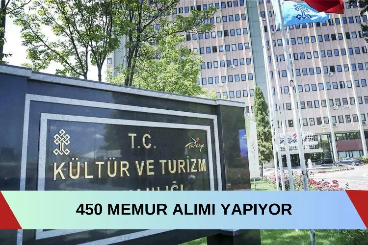 Kültür ve Turuizm Bakanlığı 450 Sözleşmeli Personel Alıyor