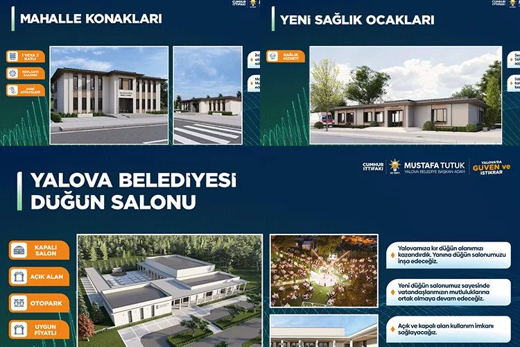 Mustafa Tutuk: Yalova’da mahallelere hizmet yağacak