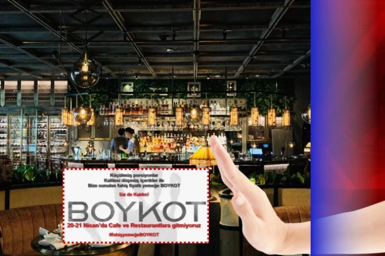 Sosyal medyada fahiş fiyatlara boykot! “20-21 Nisan’da kafe ve restoranlara gitmeyin”