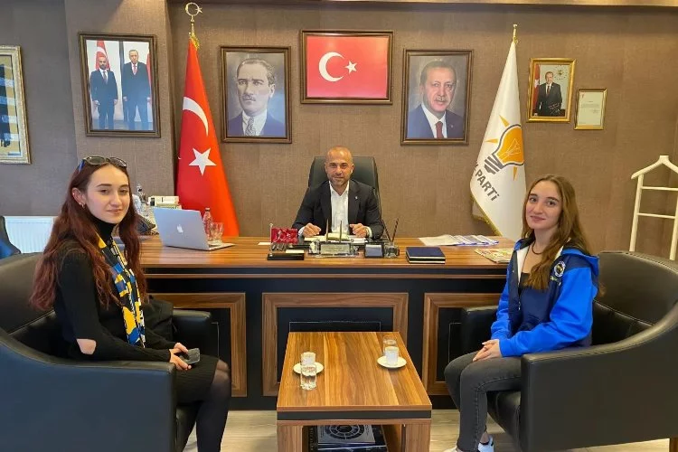 Yalova AK Parti İl Başkanı Umut Güçlü Genç Fenerbahçeliler Kulübü Üyelerini makamında ağırladı
