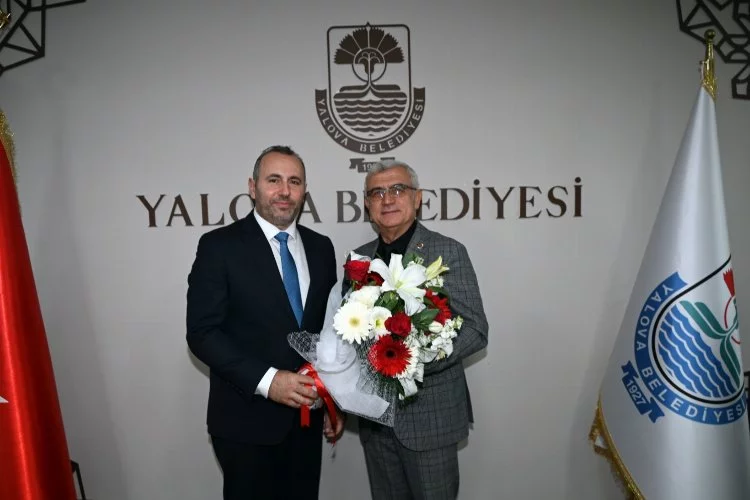 Yalova’da Muhtarlardan Belediye Başkanı Tutuk’a ziyaret