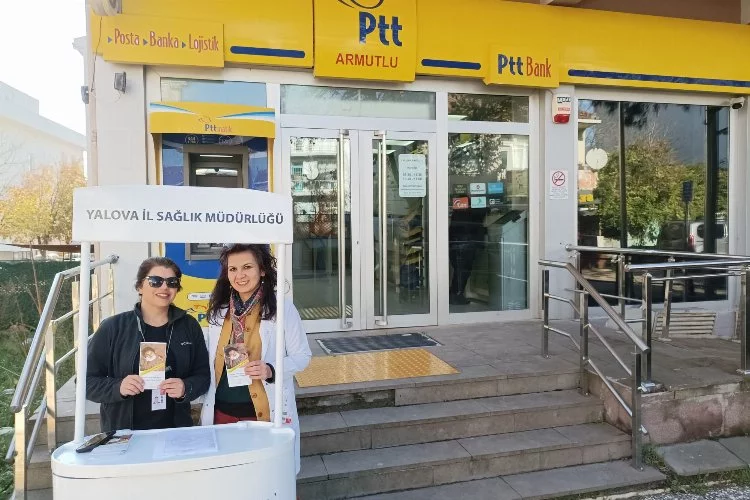 Yalova’da Organ Bağışına Destek Protokolü kapsamında PTT şubelerinde stant kuruluyor