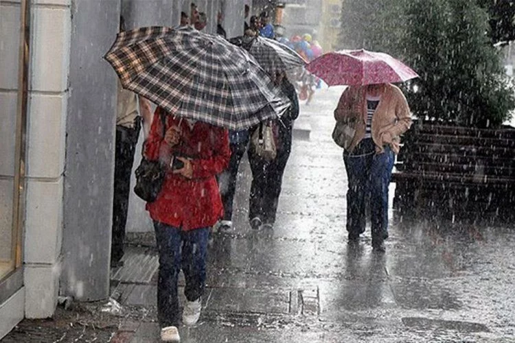 Yalova'da pazar günü yağmur uyarısı