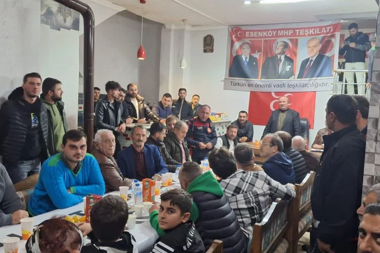 Yalova Esenköy MHP Belde Teşkilatı’na Mehmet Temel’den ziyaret