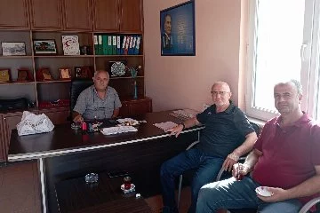 Yalova Kadıköy Belediye Başkanı Mehmet Şahin’den Yaşar Boz’a teşekkür ziyareti