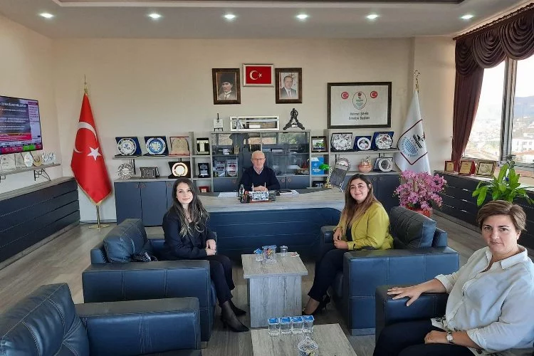 Yalova Kadıköy Belediye Başkanı Mehmet Şahin’e Natura Çocuk Orman Anaokulundan ziyaret