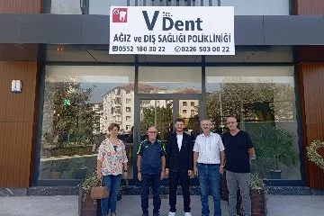 Yalova Kadıköy Belediyesi’nden Özel V Dent Ağız ve Diş Sağlığı Polikliniği’ne ziyaret