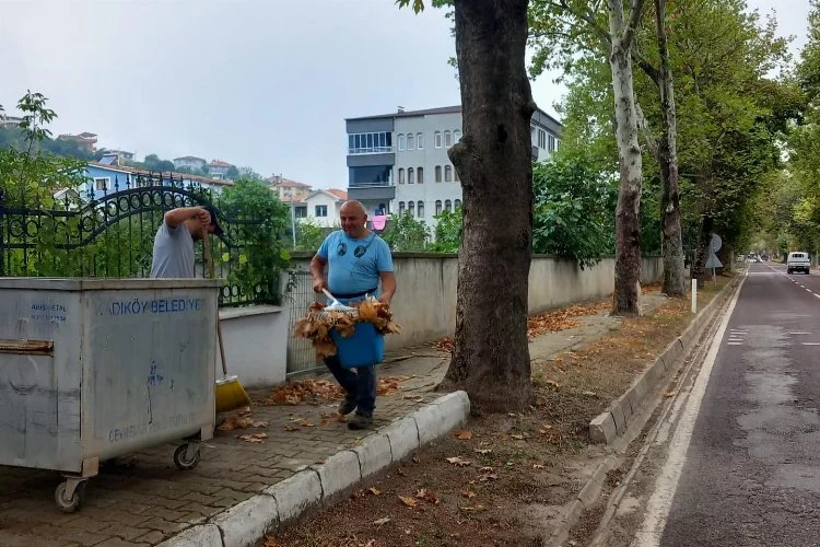 Yalova Kadıköy’de çevre temizliği kesintisiz sürüyor