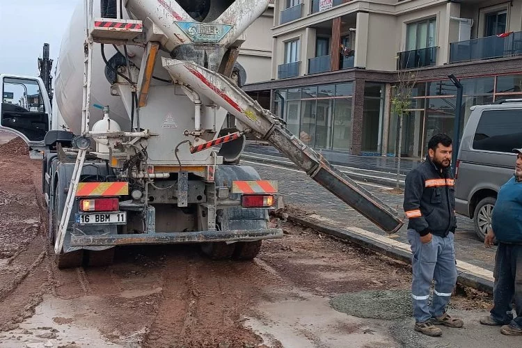 Yalova Kadıköy’de Yol Düzenlemeleri Kesintisiz Sürdürülüyor
