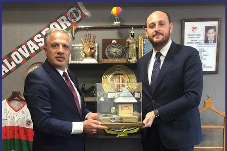 Yalova Termal Belediye Başkanı Acar’dan Ahmet Büyükgümüş’e hayırlı olsun ziyareti