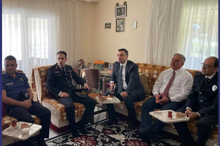 Yalova Termal Belediye Başkanı H.Sinan Acar’dan Kıbrıs Gazisi’ne ziyaret