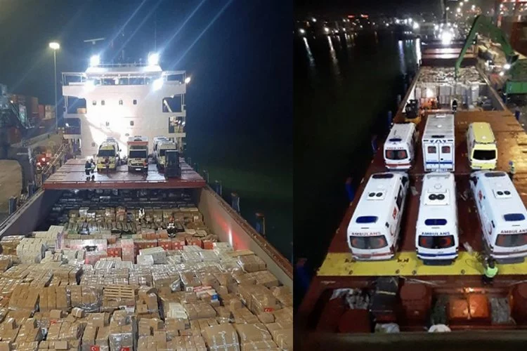 Yapılmış en büyük yardım Türkiye’den! İşte Gazze için gönderilen yardım gemisi
