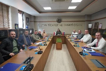 YTSO’da Meslek Komitesi ve Yalova Servis İşletmecileri Odası toplantı düzenledi